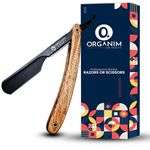 Organim care products Gentalmen Use Straight Edge Wooden Barber Stainless Steel Sliding Shaving Razor