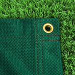 Archery Back Stop Netting *Premium Grade* (Green/White) (Choice of 6 Different Sizes) [Net World Sports] (Green, 6ft x 10ft)