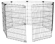 amazon basics Foldable Metal Pet Exercise and Playpen Without Door, 36'
