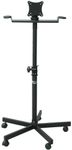 Audio2000'S AST420X Karaoke Stand, Black