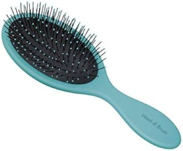 Clauss BC-10039-1A Brosse à Cheveux Wash/Brush avec Poignée Soft Touch Vert/Noir