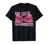 Sex Pistols Official Pretty Vacant Pink Campervan T-Shirt