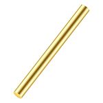 DYWISHKEY 1 Pieces 12 inches 5/8 inch Brass Rods, Brass Round Stock Lathe Bar Stock for DIY Craft Making, Handle Pin, Brass Rod 5/8 inch in Diameter, 12 inches in Length