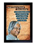 RV SALES APJ Abdul Kalam Photo Frame | Freedom Fighter Frame | Motivational Quotes Frame For Room Wall Frames, Wall Painting 10 x 13.5 IN (APJ Abdul Kalam),Acrylic,Rectangular,