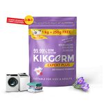 Kikgerm Plant Based Laundry Detergent Powder With Fabric Conditioner - Natural, Eco-friendly, Non-toxic, Biodegradable - Kids Safe, Skin Safe, Pet Safe - Tough Stain Remover - 1 Kg + 250 G (1.25 Kg)