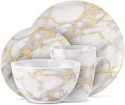 Safdie & Co. - Gold Marble Plates a