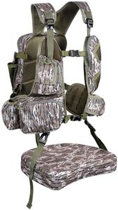 LUCKY CLOVER Turkey Vest with Seat: Comfortable Turkey Hunting Vest with Seat Cushion, Turkey Hunting Gear Accessories