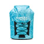 ICEMULE Pro Large Collapsible Backpack Cooler – Hands Free, 100% Waterproof, 24+ Hours Cooling, Soft Sided Cooler for Hiking, Camping, Fishing & Picnics, 23 Liter, Fits 24 Cans + Ice, Realtree WAV3