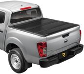 UnderCover Flex Hard Folding Truck Bed Tonneau Cover | FX11022 | fits 2019 GMC Sierra 1500 5.8 ft Short Bed (New Body Style) Crew/Ext w/Multipro TG-Black Textured