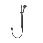 hansgrohe Vernis Blend 11-inch 3-Spray Handshower with Slide Bar and Hose, Rain, IntenseRain, Handheld Shower Head System in Matte Black, 04969670