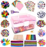 obqo 1800+ Pcs Kids Craft Box Kit, 