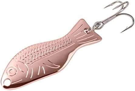 Al's Goldfish Lure Co. G100-C Original AL's Goldfish Fishing Lure, 3/16-Ounce, 8 Hook, Copper Finish