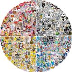 Arme Stickers Pack, 400 PCS Cool Stickers Decals, Random Stickers for Waterbottles Laptop Computer Vinyl Waterproof Stickers, Skateboard Stickers for Adults Teens