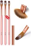 MAGIC ARMOR 3pcs Acrylic Nail Brush Set, Size 8/10/14 Acrylic Nail Brushes for Acrylic Application, Professional Acrylic Powder Brushes for Acrylic Powder Application, Nail Extension, 3D Nail Carving