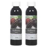 Hosley Set of 2 Mulberry Fragrance Warming Oils 5 Ounce. Ideal Gift for Weddings spa Reiki Meditation Bathroom Settings. P1