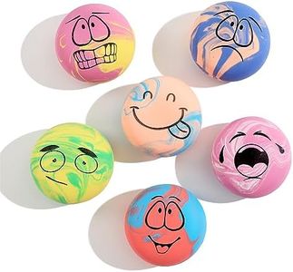SCHITEC Jouets Couinement pour Chiens, [6 Pack] Jouets Interactif Balles pour Chien en Caoutchouc Latex, Balles Souples et Rebondissantes en Forme D'oeufs pour Petit Chien Chiots Jeux interactif