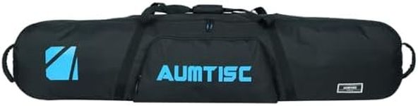 AUMTISC Snowboard & Ski Storage Bag - Padded, Travel, Padded Ski & Snowboard Gear Bag - Blue, 155 cm