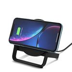 Belkin Boost Up 10W Wireless Charging Stand (Charger for iPhone 11, 11 Pro/Pro Max, XS, XS Max, XR, SE, Samsung Galaxy S20, S20+, S20 Ultra, S10, S10+, S10e, S10e, UK Plug, Black)