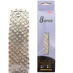 DJC Bike Chain 6 7 8 Speed for Road Bike MTB Mountain with Quick Link YBN for Shimano Sram System and KMC