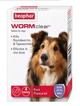 Beaphar - WORMclear - LARGE DOG >40KG - 4 TAB - ROUND & TAPE WORM x1