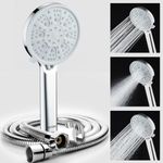 ALTON SHR22370, 3-Function Hand Shower With SS-304 Grade 1.5 Meter Flexible Hose Pipe and Wall Hook, (Chrome)