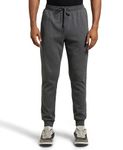 Jockey Men's Relaxed Fit Sweatpants (AM02_Charcoal Melange_Medium)