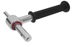 Ice Auger Drill Adapter with Bearings - 18mm/0.720" Output Shaft Diameter - Premium Steel Cordless Drill Adapter for Ice Auger Drill Conversion