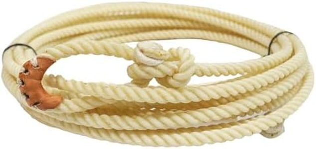 30 FT. Western Adult Rodeo Lariat Rope with Rawhide Burner