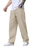TAGAS Men Relaxed FIT Denim Jeans Cream