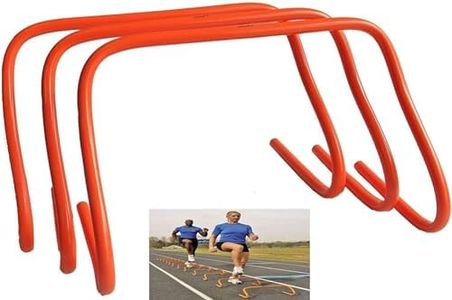 HCE Agility Speed Training Hurdles Multi-Purpose Plyometric Training Hurdles, Crossfit, WOD, Football, Lacrosse, Cricket Athletic Sports and Games - Ideal for Pets, Kids and Adult (3 Pack)（6"x18"）