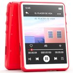 MECHEN 64GB MP3 Player Bluetooth 5.3 with 2.4" Full Touch Screen，Portable Digital Music Player with Speaker，FM Radio, Line Recording, HiFi Lossless Sound, Support up to 128GB