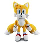 xiaowoniu Super Sonic Birthday The Hedgehog Shadow Doll Tails Knuckles Cute Story Plush Animals Soft Cute Stuffy Toys for Boys Kids Creative Cartoon Doll Gifts (Yellow)