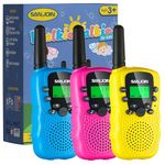 Walkie Talkies for Kids Games Outdoor Toys for 3-12 Year Old Boys Girls, 3 Miles Range Walkie Talkie to Camping, 4 Year Old Girl Gifts for 3 4 5 6 7 8 9 Year Old Boy Girl Gift