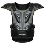 AllExtreme ARBA003 Chest Spine Protector Body Armor Vest Protective Gear for Motocross Dirt Bike Skiing and Snowboarding (Green, Size - M)