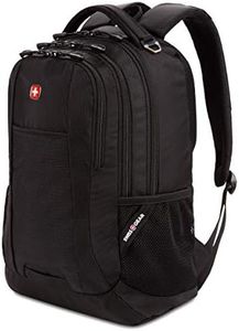 SwissGear Cecil, Black, 18 inch, Cecil 5505 Laptop Backpack, Fits 16 Inch Laptop