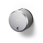 August Home Silver Smart Lock Pro, 3rd Generation-Dark Gray, Apple Home Kit Compatible and Z-Wave Plus Enabled