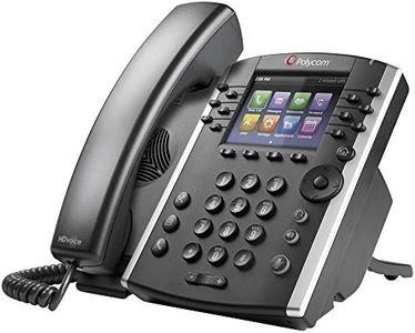 Plantronics Poly - VVX 411 12-Line VOIP Business Phone (Polycom) - Desk Phone with Handset - POE - Power Supply Not Included - 3.5' Color Display