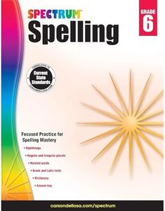 Spectrum Spelling Workbook Grade 6, Ages 11 to 12, Grade 6 Spelling, Handwriting Practice with 6th Grade Spelling Root Words, Prefixes, Suffixes, and Grammar Workbook - 160 Pages