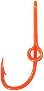 Eagle Claw Bright Orange Hat Hook Fish Hook for Hat Bright Orange Fish Hook Money/Tie Clasp