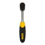 Stanley STMT95895-8B Metal Quick Release Pear Head Ratchet (Yellow, 1/4 inches)