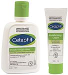 Cetaphil Moisturising Cream for Face & Body, Dry to very dry skin, 80 gm & Cetaphil Moisturizing Lotion for Dry to Normal, Sensitive Skin| 100 ml