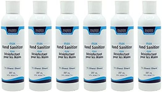 6 x 237 mL Maxion Antibacterial Hand Sanitizer Gel, 70% Ethyl Alcohol, Lavender Scent, Made in Canada