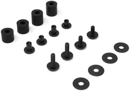 GRITR 16 Piece Hardware Kit for Mounting Outdoor Gear & Tactical Equipment to Hook & Loop Panel Inserts - Screw Kit for Mounting Kydex Pistol Holsters, Mag Carriers, Knife Sheaths, Belt Clips