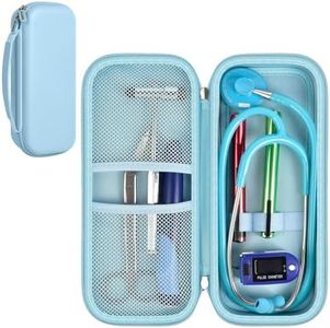 Stethoscope Case for 3M Littmann Classic III Monitoring/Lightweight II S.E/Cardiology IV Diagnostic/for MDF Acoustica Stethoscopes, Holder for Nurse Doctor Essentials & Medical Accessories, LightBlue