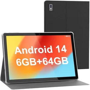 BYYBUO Android 13 Tablet,10.1 inch Tablet with Case, 64GB ROM Quad-Core Processor 5000mAh Battery, 1280x800 IPS FHD Touchscreen 5MP+8MP Camera, Bluetooth,WiFi,Metal Body, SMARTPAD A10_L