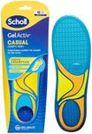 Scholl GelActiv Casual Insoles for Women, All Day Comfortable Feet, Memory Foam Cushioning and GelWave Technology, UK Size 3.5-7.5