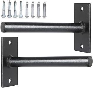 SYL Fitness Wall Mounted Weight Plate Holder, Wall Weight Storage Rack - Fit 1" Weight Plates (Weight Holder for 1" Plates)