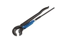 GEDORE Heavy Duty Three-Point Pipe Wrench Snap, 3 Inch, "Swede" Jaw Position, Chrome Vanadium Special Steel, Blue/Silver