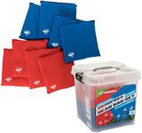 TRIUMPH SPORTS USA Classic Cornhole Bags - Includes Eight 12.5oz Cornhole Bags and Carry Tub