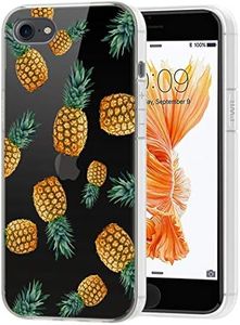 Vavies Case for iPhone 6S Plus Case,iPhone 6 Plus Case for Girls Women, Slim Shockproof Clear Pattern Soft TPU Back Phone Protective Cover Cases for iPhone 6 Plus/iPhone 6S Plus 5.5 inch (Pineapple)